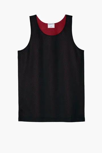 Sport-Tek Youth PosiCharge Reversible Mesh Tank — view 2
