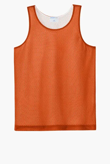 Sport-Tek Youth PosiCharge Reversible Mesh Tank — view 5