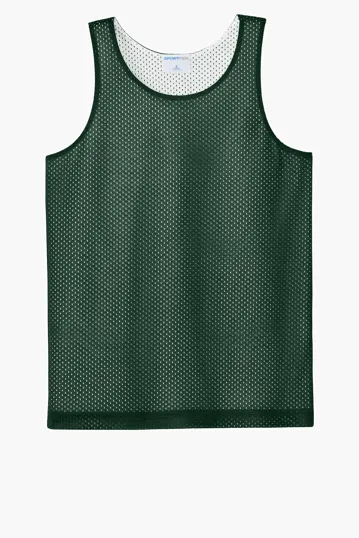 Sport-Tek Youth PosiCharge Reversible Mesh Tank — view 7