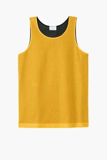 Sport-Tek Youth PosiCharge Reversible Mesh Tank — view 8