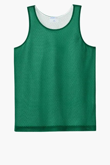 Sport-Tek Youth PosiCharge Reversible Mesh Tank — view 10