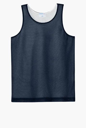 Sport-Tek Youth PosiCharge Reversible Mesh Tank — view 13