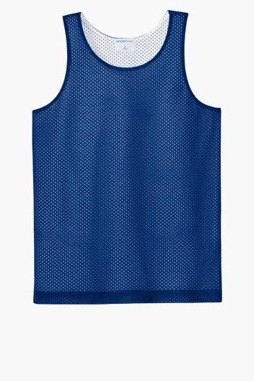 Sport-Tek Youth PosiCharge Reversible Mesh Tank — view 14