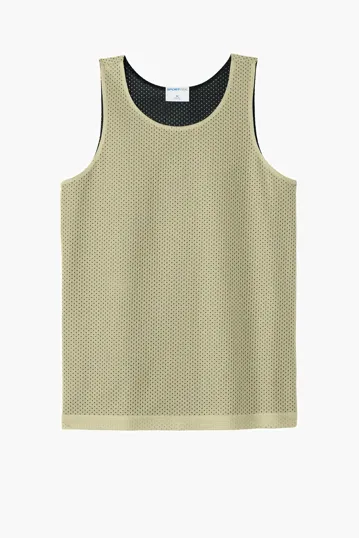Sport-Tek Youth PosiCharge Reversible Mesh Tank — view 15