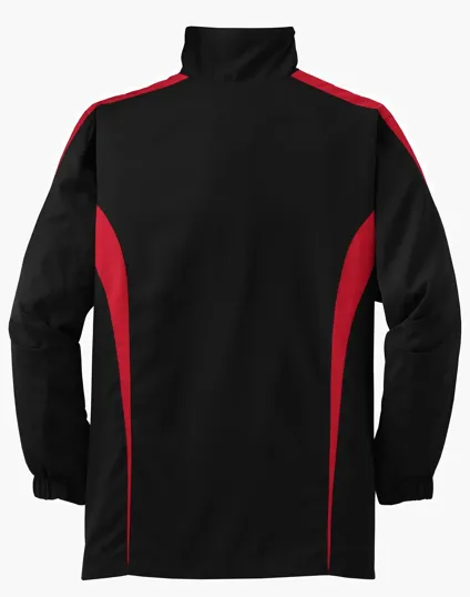Sport-Tek Youth Colorblock Raglan Jacket — view 8