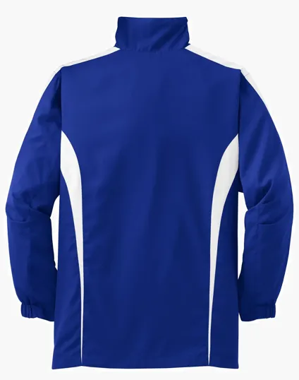 Sport-Tek Youth Colorblock Raglan Jacket — view 13