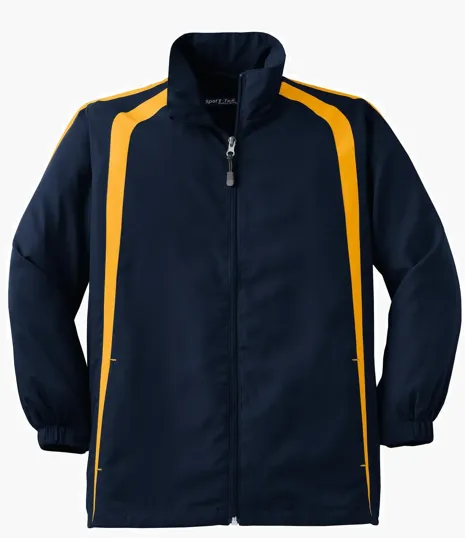 Sport-Tek Youth Colorblock Raglan Jacket — view 4