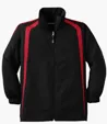 Sport-Tek Youth Colorblock Raglan Jacket — view 2
