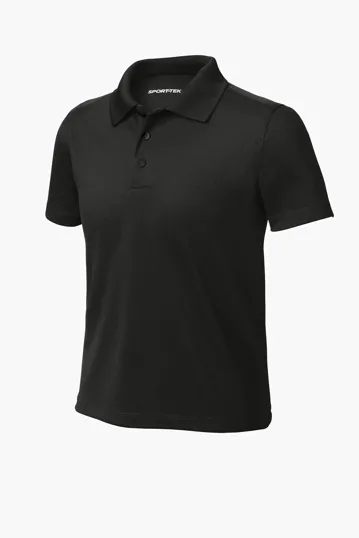 Sport-Tek Youth UV Micropique Polo — view 2