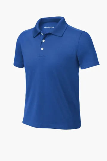 Sport-Tek Youth UV Micropique Polo — view 8