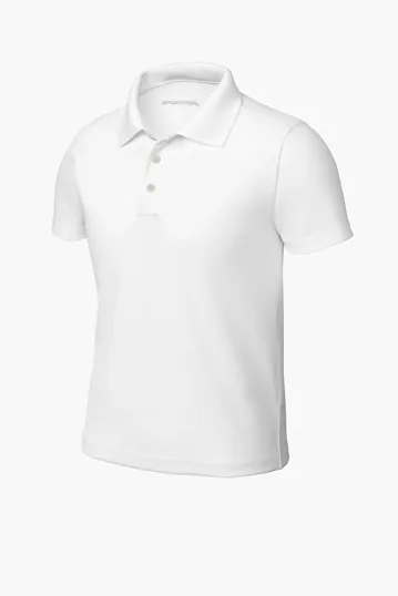 Sport-Tek Youth UV Micropique Polo — view 9
