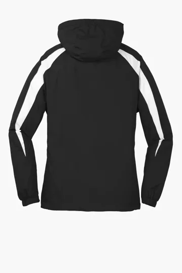 Sport-Tek Youth Fleece-Lined Colorblock Jacket — view 5