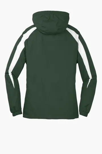 Sport-Tek Youth Fleece-Lined Colorblock Jacket — view 6