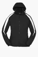 Sport-Tek Youth Fleece-Lined Colorblock Jacket — view 2