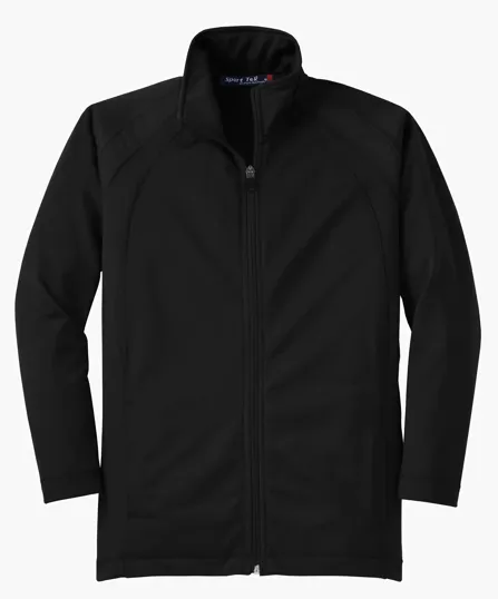 Sport-Tek Youth Tricot Track Jacket — view 2