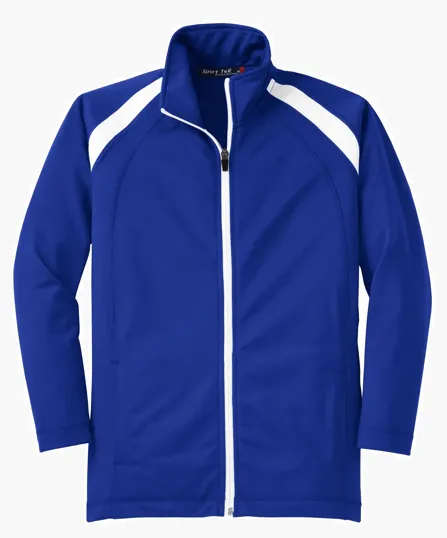 Sport-Tek Youth Tricot Track Jacket — view 5