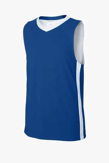 Sport-Tek Youth Rival Reversible Basketball Jersey — view 9