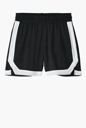 Sport-Tek Youth Rival Basketball 5" Short — view 2