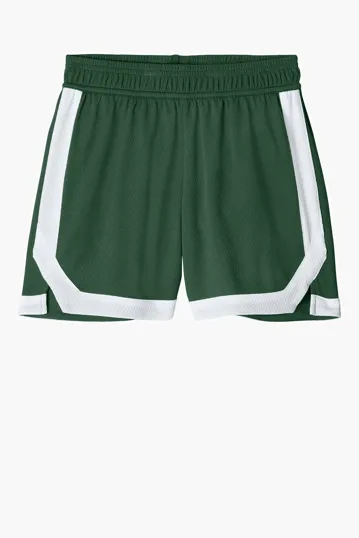 Sport-Tek Youth Rival Basketball 5" Short — view 5