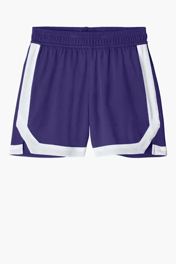 Sport-Tek Youth Rival Basketball 5" Short — view 7