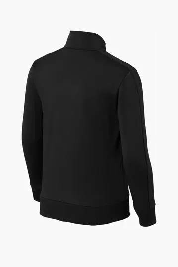 Sport-Tek Youth Tricot Sleeve Stripe Track Jacket — view 6