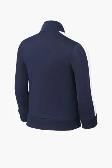 Sport-Tek Youth Tricot Sleeve Stripe Track Jacket — view 8