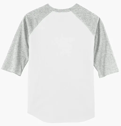 Sport-Tek Youth Colorblock Raglan Jersey — view 5