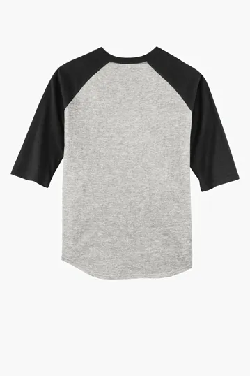 Sport-Tek Youth Colorblock Raglan Jersey — view 19
