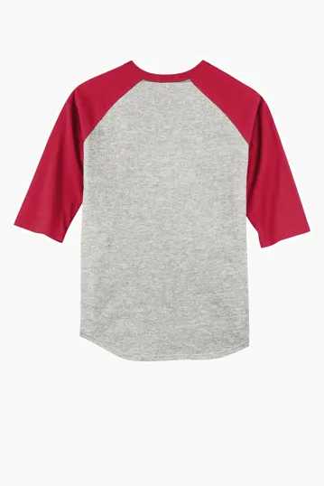 Sport-Tek Youth Colorblock Raglan Jersey — view 21