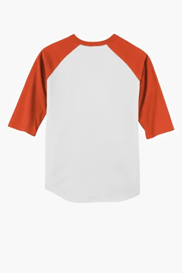 Sport-Tek Youth Colorblock Raglan Jersey — view 24