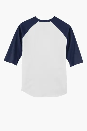 Sport-Tek Youth Colorblock Raglan Jersey — view 28