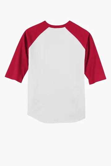 Sport-Tek Youth Colorblock Raglan Jersey — view 30