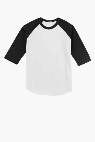 Sport-Tek Youth Colorblock Raglan Jersey — view 10