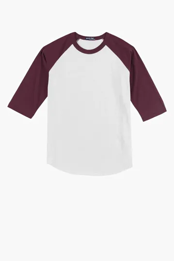 Sport-Tek Youth Colorblock Raglan Jersey — view 14