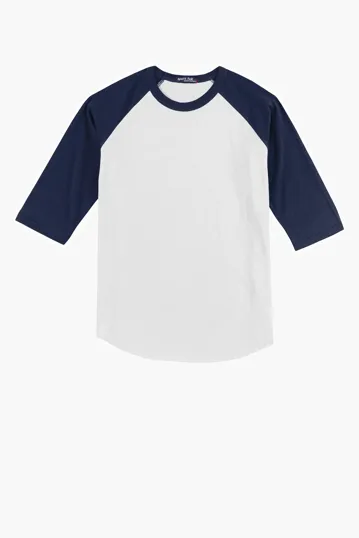 Sport-Tek Youth Colorblock Raglan Jersey — view 15