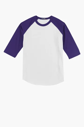 Sport-Tek Youth Colorblock Raglan Jersey — view 16