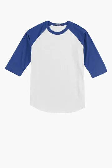 Sport-Tek Youth Colorblock Raglan Jersey — view 18