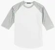 Sport-Tek Youth Colorblock Raglan Jersey — view 3