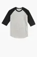 Sport-Tek Youth Colorblock Raglan Jersey — view 6