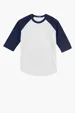 Sport-Tek Youth Colorblock Raglan Jersey — view 15