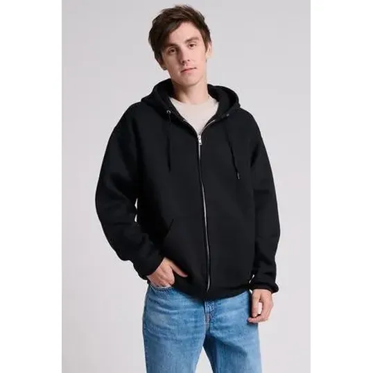 Jerzees Rugged Unisex Full-Zip Hooded Sweatshirt