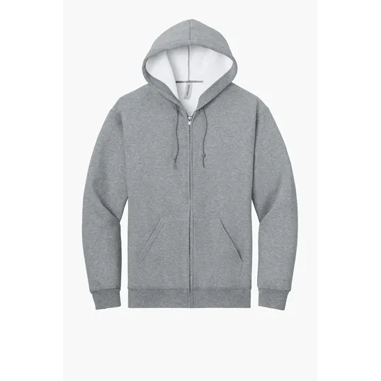 Jerzees Rugged Unisex Full-Zip Hooded Sweatshirt — view 2