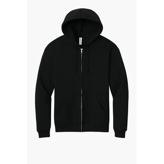 Jerzees Rugged Unisex Full-Zip Hooded Sweatshirt — view 3