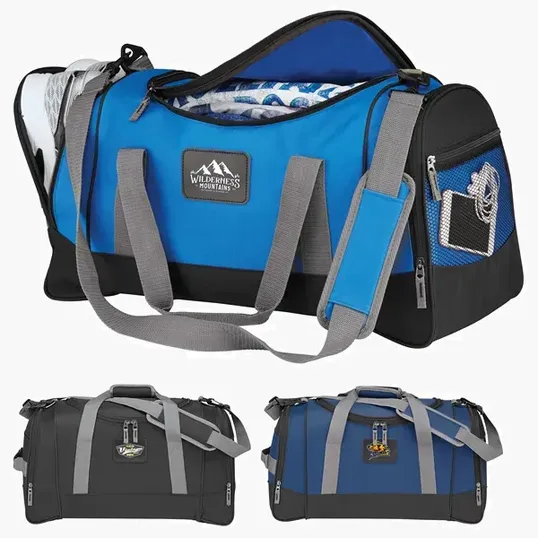 Deluxe Travel Duffel Bag, 22" 600D Polyester Gym and Sports Duffel — view 4