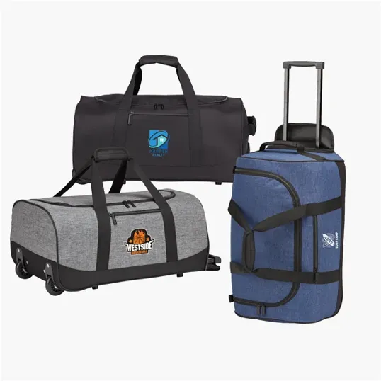 22" Rolling Carry-On Duffel Bag with Telescoping Handle