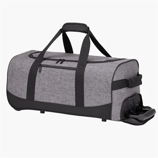 22" Rolling Carry-On Duffel Bag with Telescoping Handle — view 3