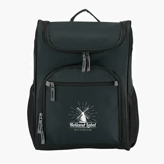 rPET Adventure Laptop Backpack, 15" Top-Loading Recycled Polyester — view 2