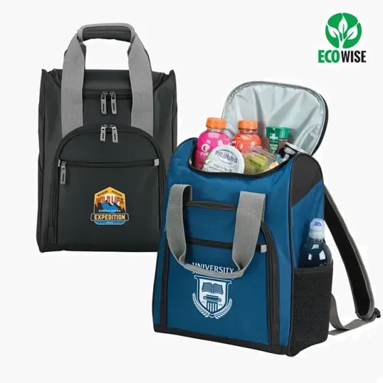 rPET 24-Can Backpack Cooler, Insulated Eco-Friendly Bag