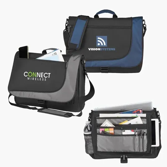 Access Messenger Laptop Bag, 600D Polyester