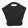 Large Hideway Lunch Tote Cooler in Black Neoprene — view 2